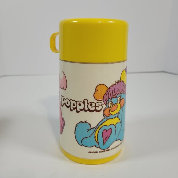 Vintage Aladdin Popples Metal Lunchbox  and Thermos Set 1986 - Picture 14 of 16